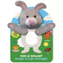 Image Books Kartonboek Met Handpop Konijn Kom Je Spelen?