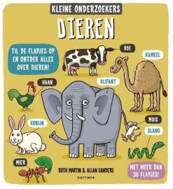 Uitgeverij Gottmer Flapjesboek Dieren