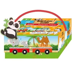 Lantaarn Publishers Rijmpjesboek En Puzzeltrein Dierentuin