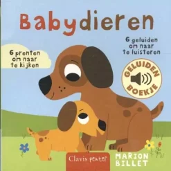 Uitgeverij Clavis Geluidenboek Babydieren