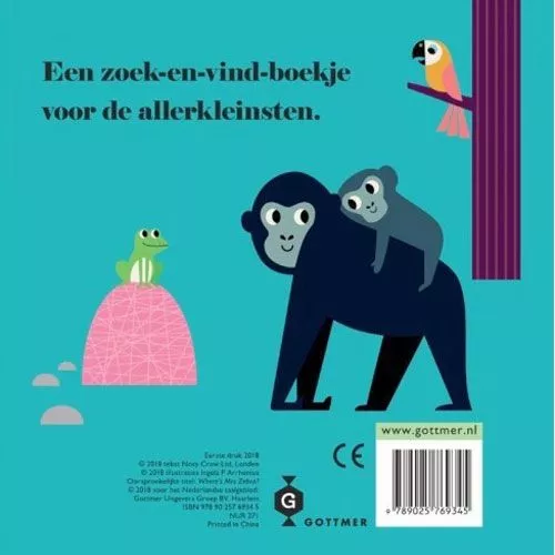 Uitgeverij Gottmer Kartonboekje Zebra Waar Ben Je? 2 Uitgeverij Gottmer Kartonboekje Zebra Waar Ben Je? - Afbeelding 2