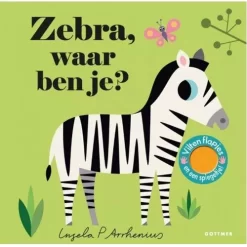 Uitgeverij Gottmer Kartonboekje Zebra Waar Ben Je?