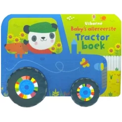 Uitgeverij Usborne Kartonboekje Baby's Allereerste Tractorboek