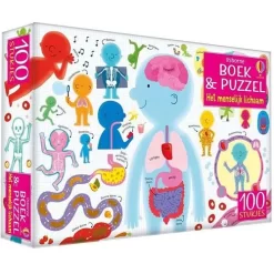 Uitgeverij Usborne Boek En Puzzel 100st - Het Menselijk Lichaam
