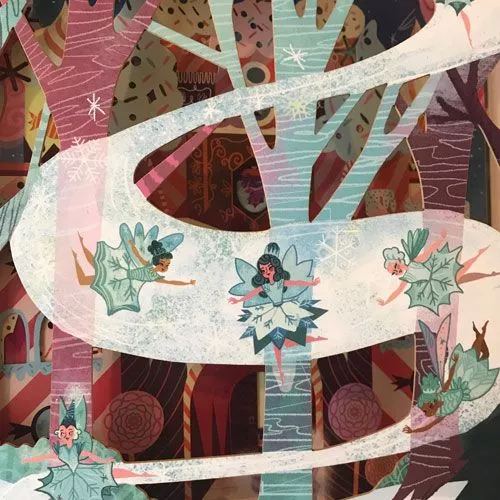 Uitgeverij Usborne Kartonboekje De Notenkraker 2 Uitgeverij Usborne Kartonboekje De Notenkraker - Afbeelding 2