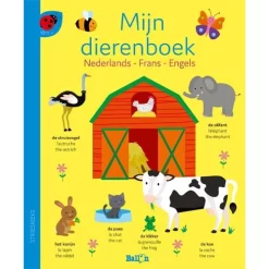 Uitgeverij Ballon Mijn Dierenboek Nederlands, Frans En Engels