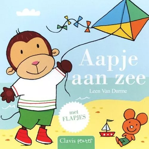 Uitgeverij Clavis Flapjesboek Aapje Aan Zee 1 Uitgeverij Clavis Flapjesboek Aapje Aan Zee