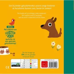 Uitgeverij Clavis Geluidenboek Mijn Dieren -Kinderboek Winkel uitgeverij clavis geluidenboek mijn dieren 3 1