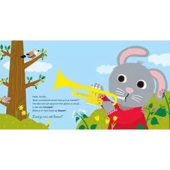 Uitgeverij Clavis Geluidenboek Vrolijke Muziekmakers -Kinderboek Winkel uitgeverij clavis geluidenboek vrolijke muziekmakers 4