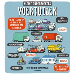 Uitgeverij Gottmer Flapjesboek Voertuigen