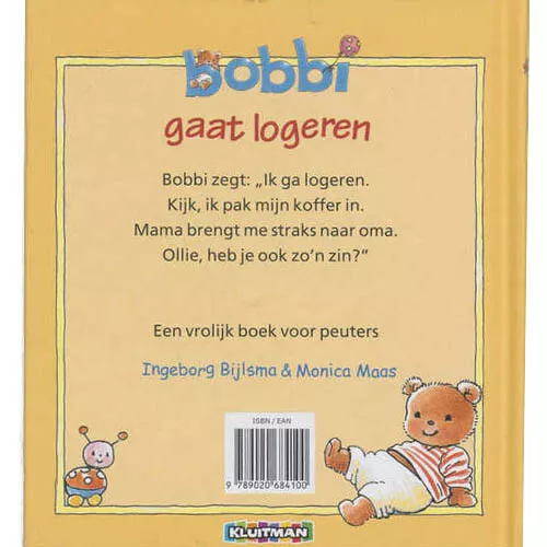 Uitgeverij Kluitman Bobbi Gaat Logeren 2 Uitgeverij Kluitman Bobbi Gaat Logeren - Afbeelding 2