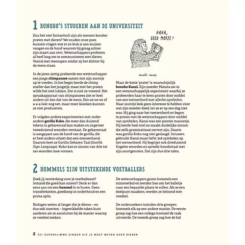 Uitgeverij Lannoo 321 Superslimme Dingen - Dieren 2 Uitgeverij Lannoo 321 Superslimme Dingen - Dieren - Afbeelding 2