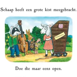 Uitgeverij Lemniscaat Flapjesboek Het Orkest Van Das -Kinderboek Winkel uitgeverij lemniscaat flapjesboek het orkest van das 1