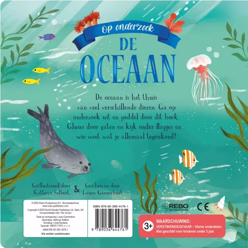 Uitgeverij Rebo Flapjesboek De Oceaan 2 Uitgeverij Rebo Flapjesboek De Oceaan - Afbeelding 2