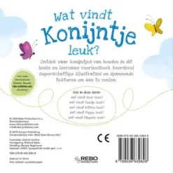 Uitgeverij Rebo Voelboek Wat Vindt Konijntje Leuk? -Kinderboek Winkel uitgeverij rebo voelboek wat vindt konijntje leuk 1