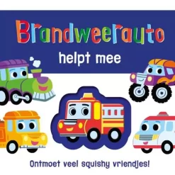 Uitgeverij Rebo Voelboekje Brandweerauto Helpt Mee