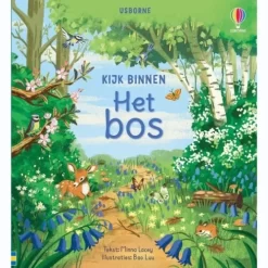 Uitgeverij Usborne Flapjesboek Kijk Binnen Het Bos