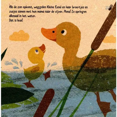 Veltman Uitgevers Kartonboek Mijn Kleine Eend 3 Veltman Uitgevers Kartonboek Mijn Kleine Eend - Afbeelding 3